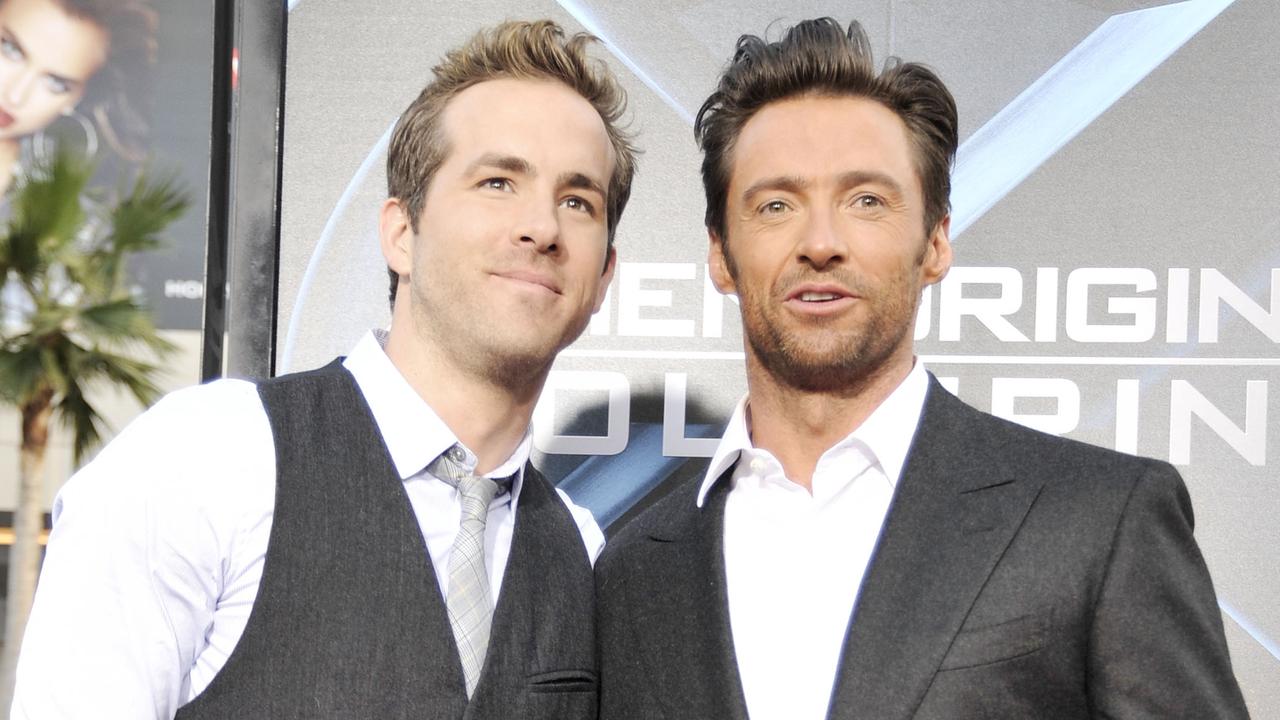 Reynolds and Jackman have a long-running joke ‘feud’. Picture: Kevin Winter/Getty Images