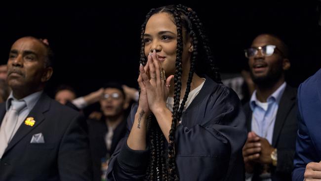 Tessa Thompson plays Adonis Creed’s girlfriend.