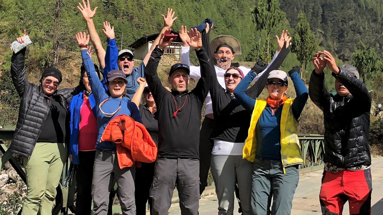 Katie Sarah in Himilayan trek in Bhutan for Sight For All | news.com.au ...