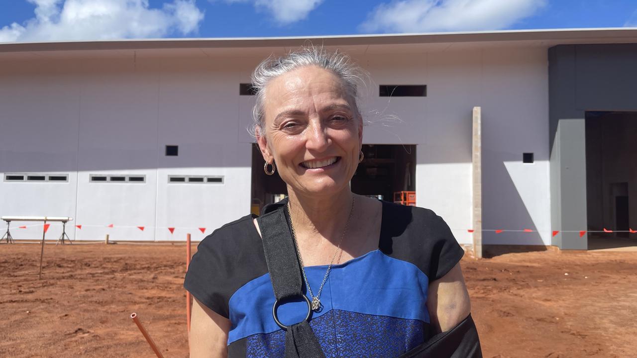 Territory Families Minister Kate Worden went to the site of the new Don Dale at Holtze to announced that the upcoming budget would secure a further $24 million in staff funding over the next three years.