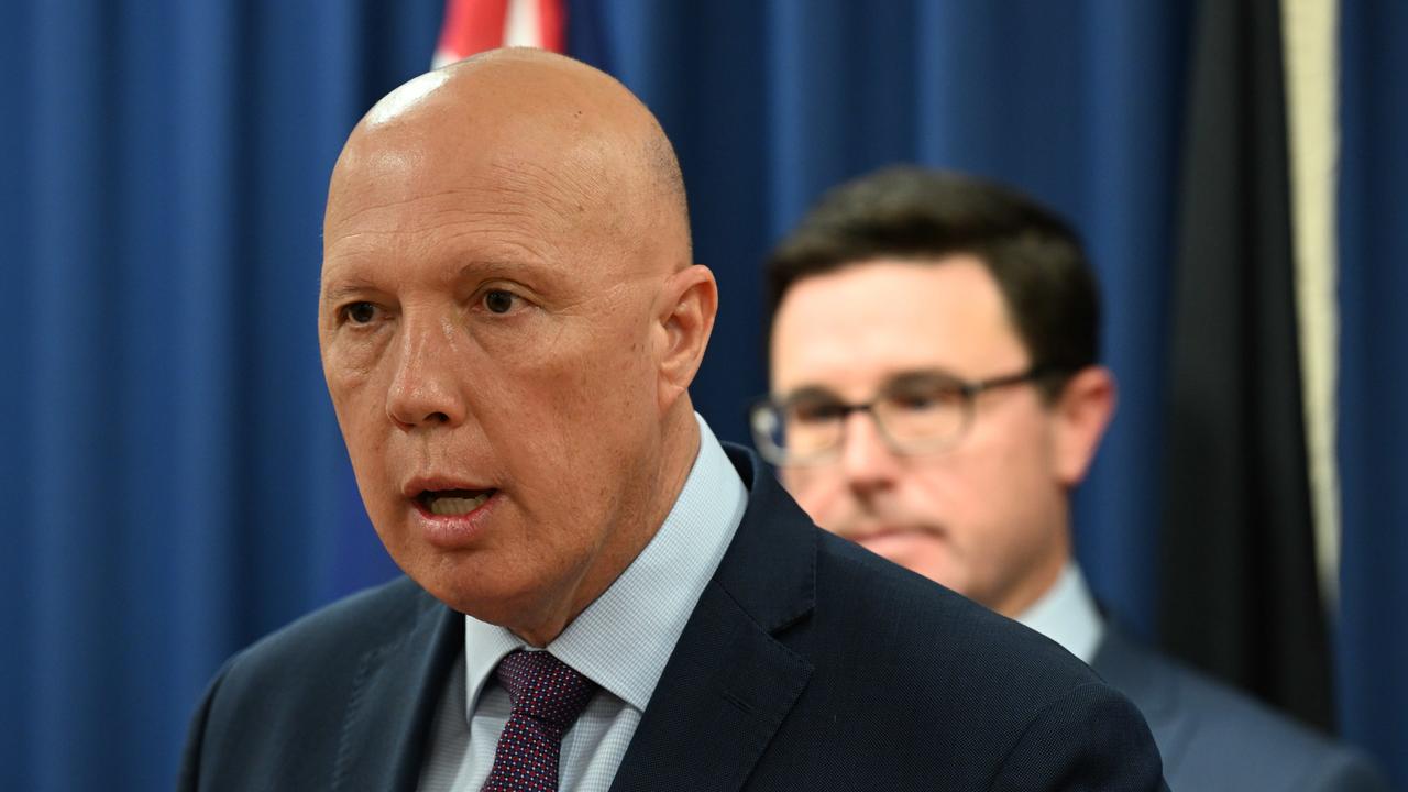 Opposition leader Peter Dutton said it was “common sense” for the US to give Australia two submarines before 2030.