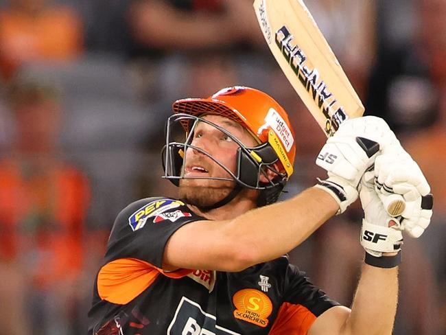 Laurie Evans went ballistic with a record fifty in round 6. Picture: James Worsfold/Getty Images