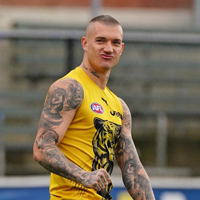 Dustin Martin is expected to play this weekend. Picture: AAP Image/Scott Barbour