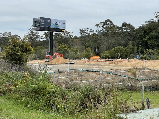 Construction is underway at the Ourimbah site.