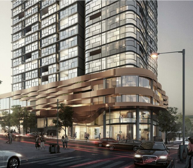 Frasers Property's apartment tower at 210 Brunswick Street, Fortitude Valley. Picture: supplied