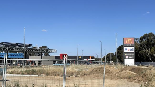 McDonalds Nuriootpa has opened on the Sturt Highway while most of the new service centre remains under construction. Picture: Jason Katsaras