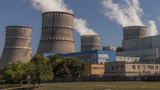 This photograph taken on September 10, 2023, shows a general view of the Rivne Nuclear Power Plant, in Varash, Rivne region, amid the Russian invasion of Ukraine. The Rivne nuclear power plant in Ukraine became the first Soviet-built plant to receive US fuel for VVER-440 reactors, from Westinghouse Electric plant in Vasteros, Sweden, produced jointly with Energoatom, Ukraine's national nuclear energy company. The fuel was previously only produced by Russiaâs TVEL Fuel Company. (Photo by Roman PILIPEY / AFP)