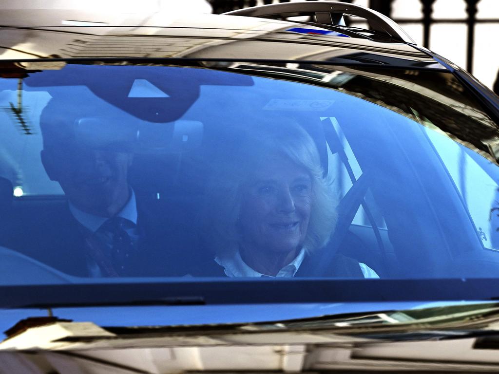 Queen Camilla has again visited her husband at a London hospital. Picture: AFP