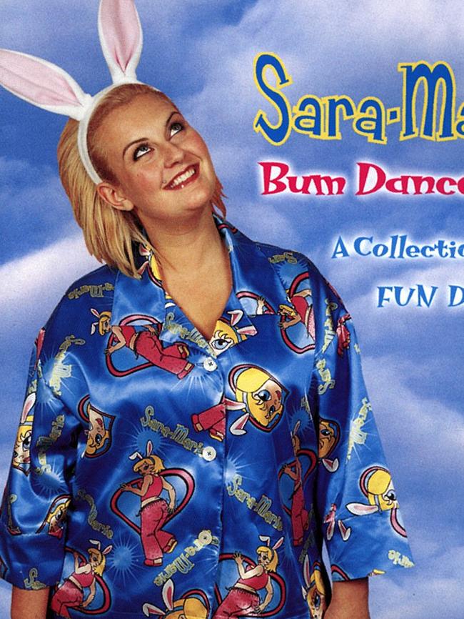 The cover of Sara-Marie's 2001 Bum Dance Album.