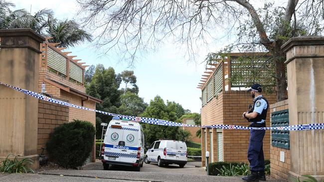 The scene of the attack in Oatlands. Photo: NCA NewsWire / Gaye Gerard