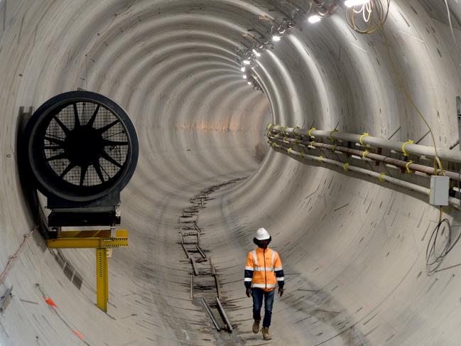 Executives in charge of the Metro Tunnel build are pocketing big salaries. Picture: Andrew Henshaw