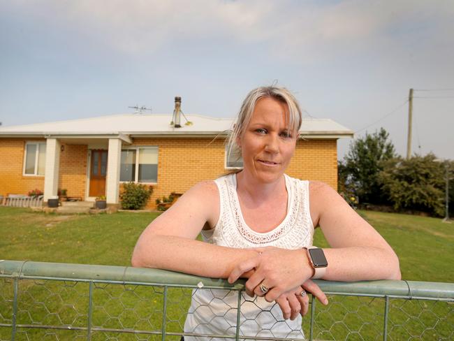 Rebecca Branch, of Bothwell, chose to stay and defend her home. Picture: PATRICK GEE