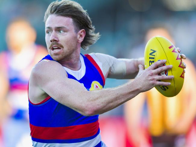 Lachie Bramble will play his first match as a Bulldog. Picture: Simon Sturzaker/Getty Images