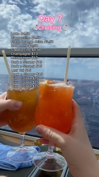 Woman gets $1.5k worth of drinks on cruise for $800