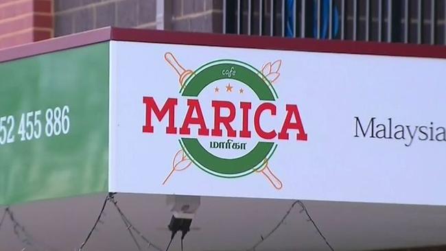 Cafe Marica in Canning Vale. Picture: 9 News