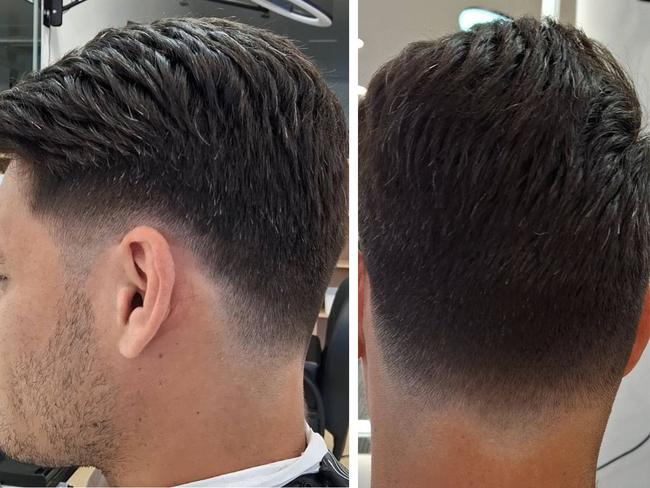 Example of a haircut at Rosita Barbershop. Picture: Supplied.