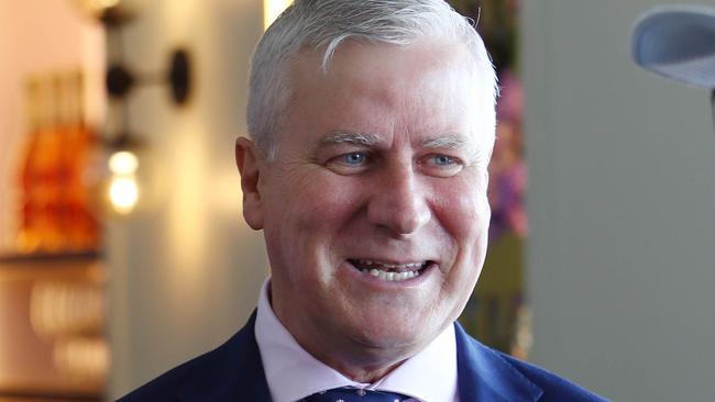 Deputy PM Michael McCormack at Flemington on Tuesday. Picture: Aaron Francis