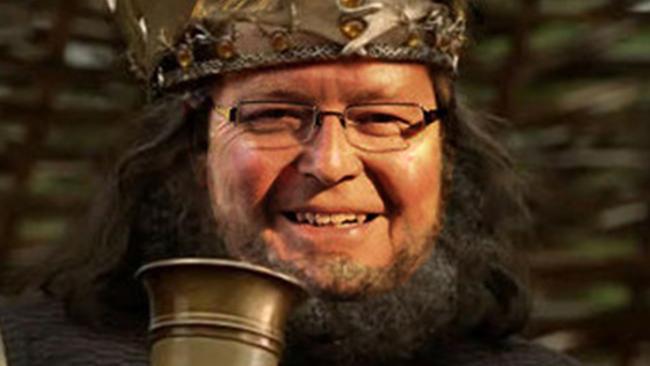 The toppled King... Kevin Rudd as King Robert. 