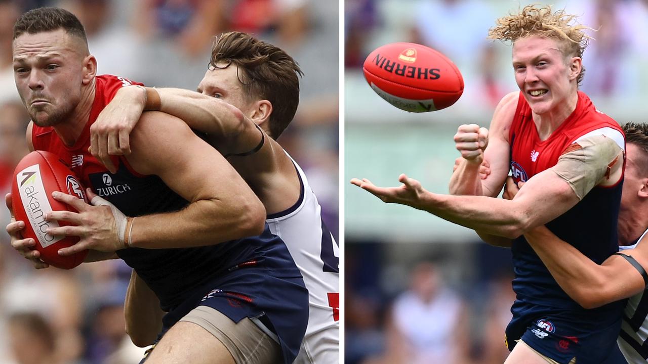 Steven May was a brick wall in Melbourne's defence, while Clayton Oliver was a welcome sight back in the midfield.