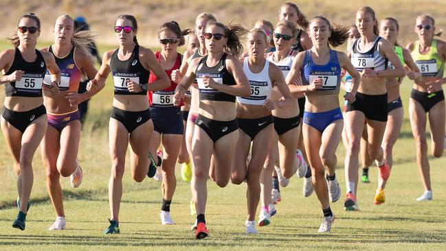 Racing at the Australian trials for the World Athletics Cross Country Championships in January. Pic: Supplied