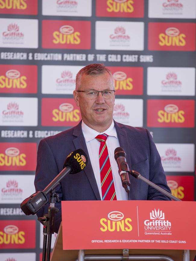 Suns CEO Mark Evans. Picture: Jerad Williams