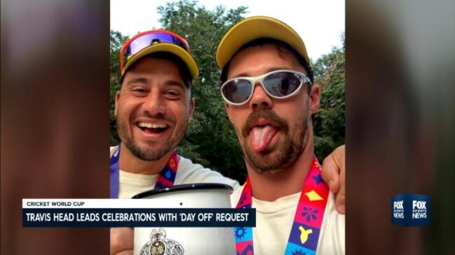 Travis Head leads Aussie celebrations with 'day off' request