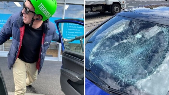 An e-scooter rider has smashed the windscreen and side mirror of a car in an alleged road rage incident in Melbourne’s east. Police have been told a Volkswagen Golf was being driven along Cotham Road in Kew about 12.15pm on November 18 when they sounded their horn at an e-scooter rider in the middle of the road.