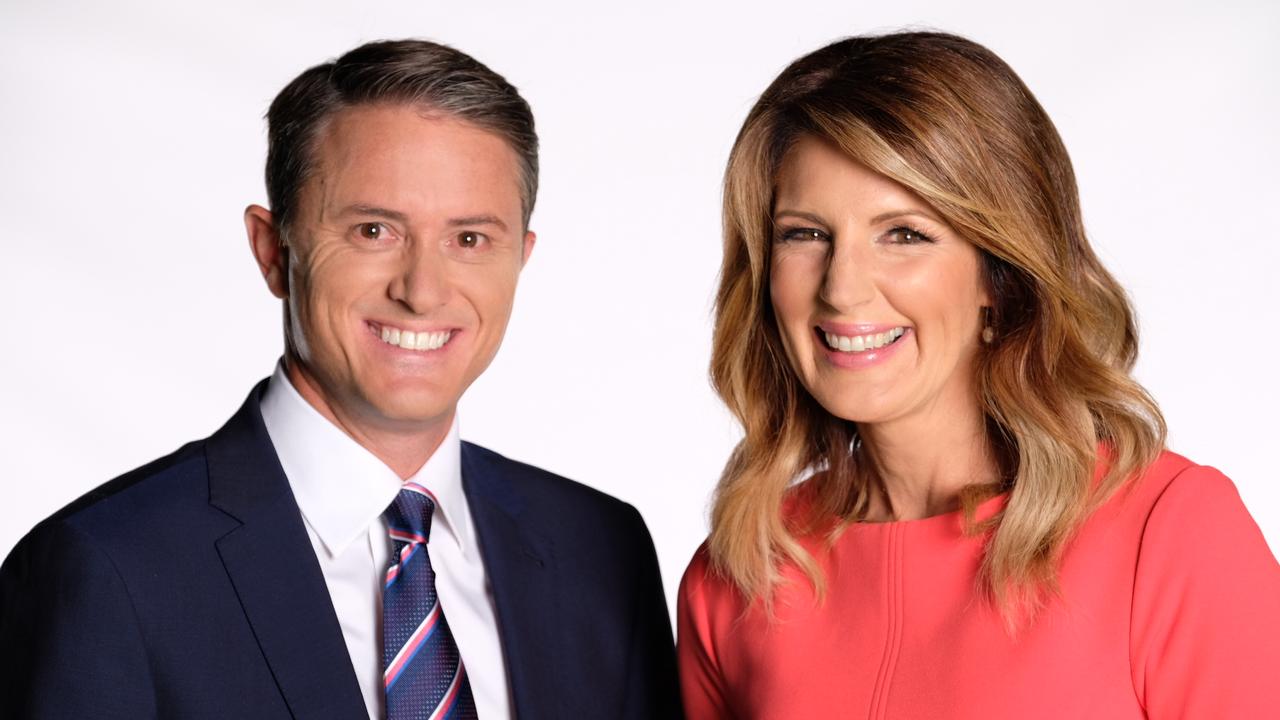 Max Futcher and Sharyn Ghidella for Seven News Brisbane. Pic: Supplied.