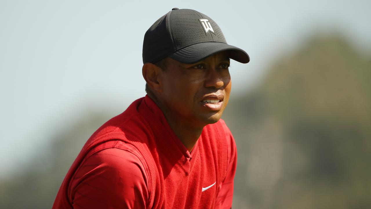 It was a rough day for Tiger.