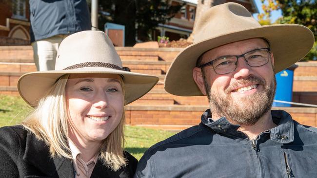 Elise and Doug Wilson. Toowoomba Grammar School and Downlands College annual O'Callaghan Cup held at Toowoomba Grammar. Saturday August 19, 2023