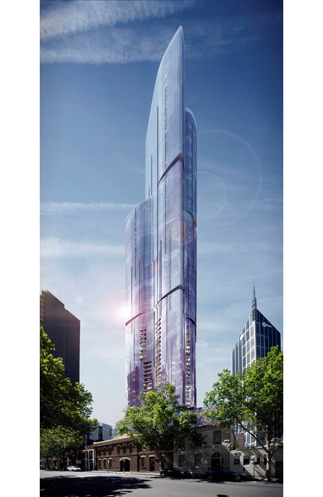 Aurora Melbourne Central, La Trobe St, 92-storeys.