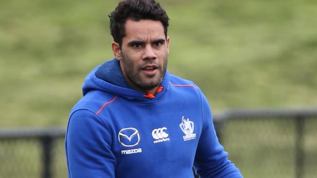 Daniel Wells trains at Arden St. Picture: George Salpigtidis