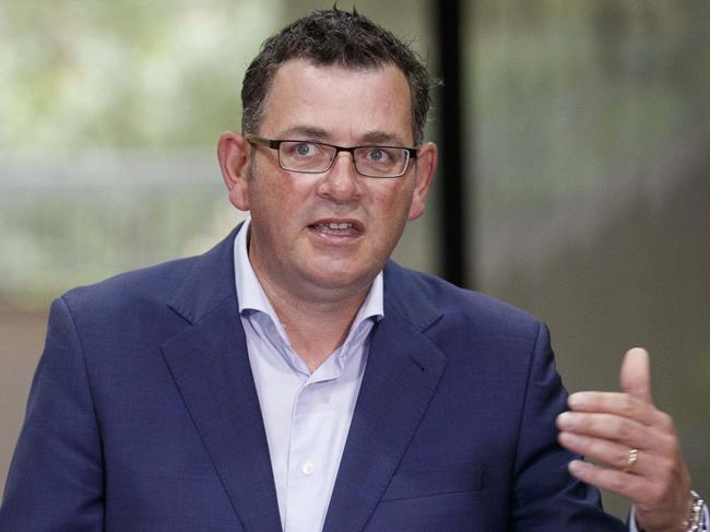 MELBOURNE, AUSTRALIA - NewsWire Photos FEBRUARY 5, 2021: Victorian Premier Daniel Andrews speaking at a press conference on Friday morning. Picture: NCA NewsWire / David Geraghty