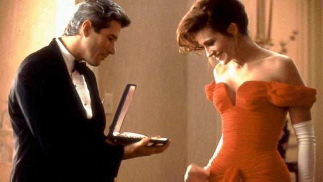 Showering their targets with excessive affection is a way they can gain control over the relationship. Image: Pretty Woman.