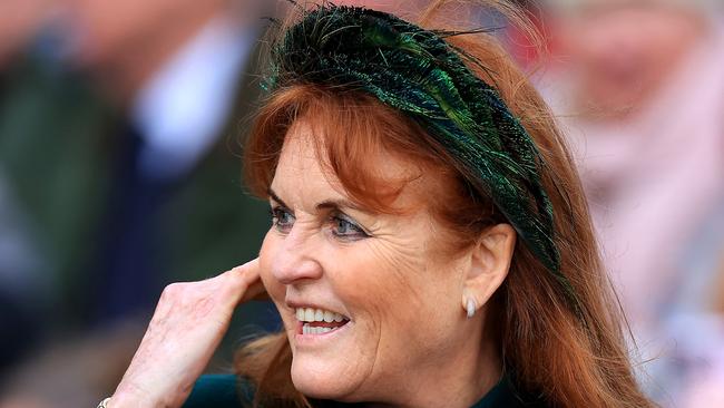 Sarah Ferguson, Duchess of York, at the Christmas morning service at Sandringham Church. Picture: Getty Images