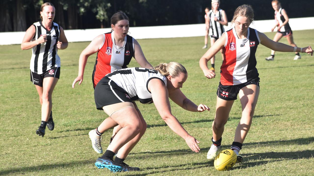 AFL Capricornia, senior women, Round 12, Panthers versus BITS Saints, Rockhampton Cricket Ground, July 15, 2023.