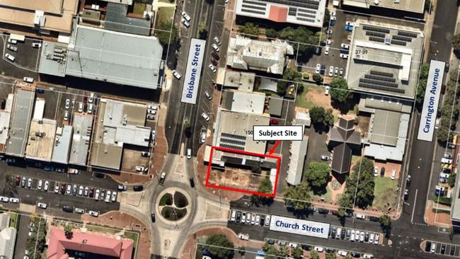 Subject site of the proposed Parkside Dental Surgery at 152-154 Brisbane St.