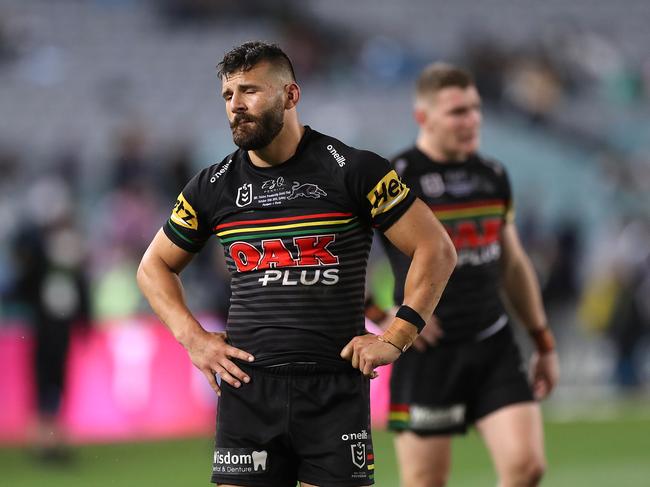 Rabbitohs winger Josh Mansour wanted to finish his career at Penrith but couldn’t, so Panthers players are expecting a big game from the veteran flyer in Dubbo on Sunday. Photo: Mark Kolbe/Getty Images.