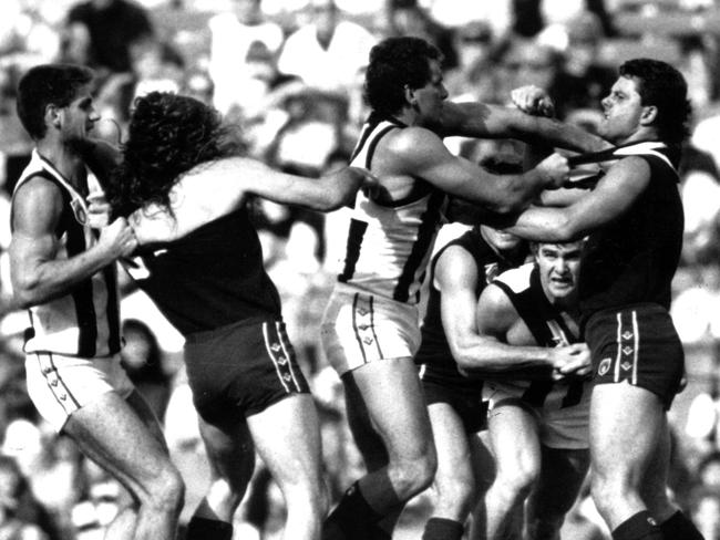 Millane versus Carlton. He never took a backward step