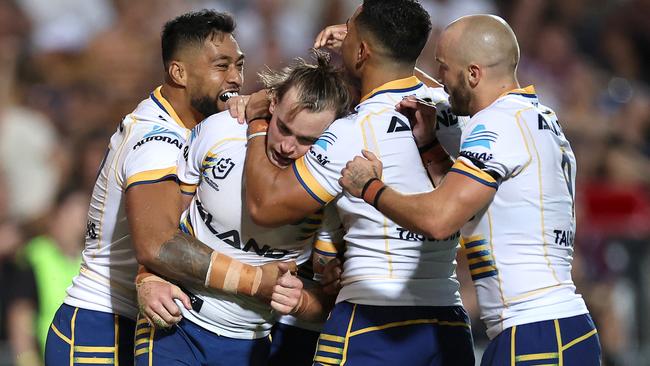 Parramatta’s tough start gets even harder with another two games against refreshed teams coming up. Picture: Cameron Spencer/Getty Images