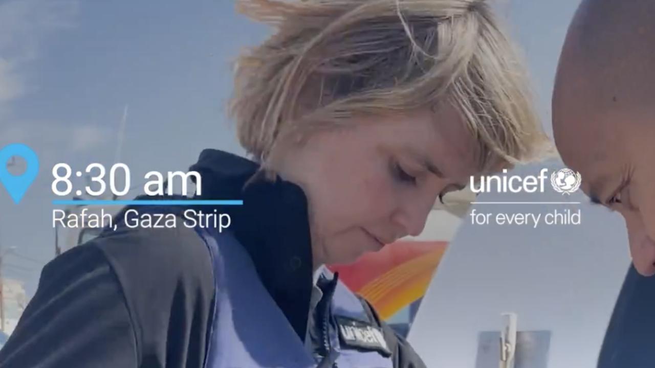 Tess Ingram was in a UNICEF vehicle convoy in Gaza that was hit by live ammunition.