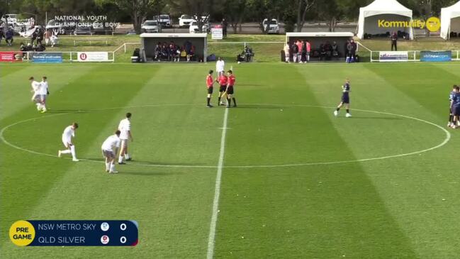 Replay: NSW Metro Sky v Queensland Silver (15C) - Football Australia Boys National Youth Championships Day 1