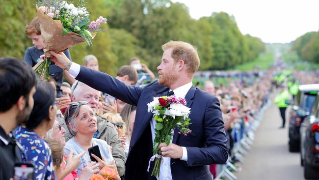 Harry spoke to the crowd. Picture: Chris Jackson – WPA Pool/Getty Images