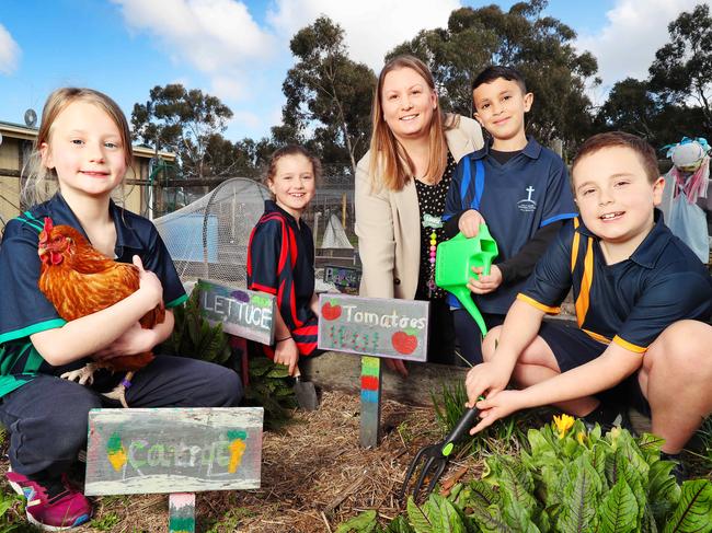 Holy Cross Primary School in New Gisborne has a different approach to recruiting staff that has reaped benefits amid a teacher shortage. Picture: Rebecca Michael