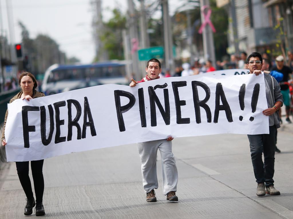 Tech-savvy young demonstrators are fuelling the protests. Picture: AFP