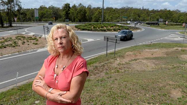 BUILDING: Chuwar resident Sandra Clarke's petition to fix the Mt Crosby Road and Warrego Highway intersection secured more than 1700 signatures. Picture: Rob Williams