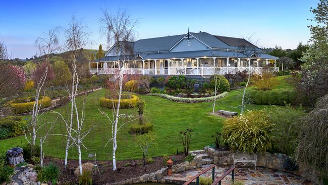 A four-bedroom homestead is the centrepiece of Strath Creek’s 390ha Strathglen Station.