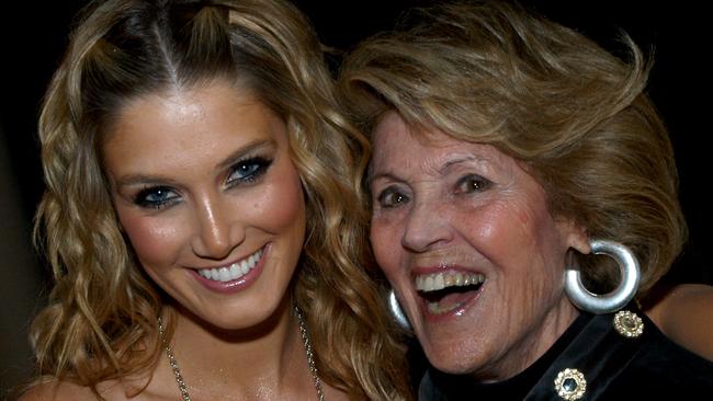 Lillian Frank with Delta Goodrem.