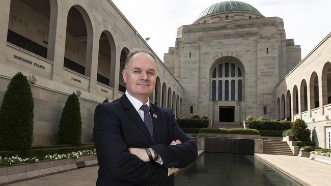 Matt Anderson, the new director of the Australian War Memorial, ahead of his mammoth Anzac Day telecast. Picture Gary Ramage