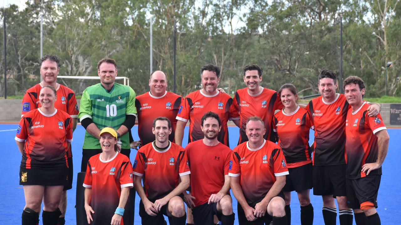 BACK-TO-BACK: Red Schwars are victorious in their title defence at the Condy Vets carnival, defeating the Newtown Tigers 2-0.